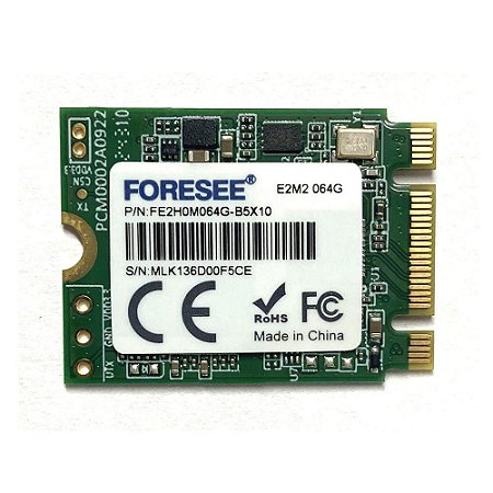 SSD 64GB M.2 NVMe 2230, E2M2 064G, FORESSE