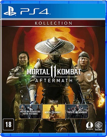 Mortal Kombat 11 Aftermath - PS4 (Mídia Física)