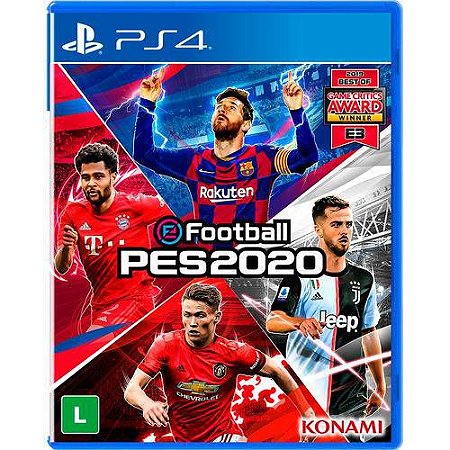 Jogo Pes 21 Ps4 Mídia Fisica Original Lacrado