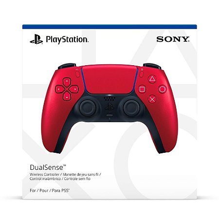 Controle PS5 sem fio  DualSense, Volcanic Red