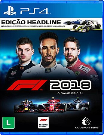 F1 2018 - PS4 (Mídia Física) - USADO