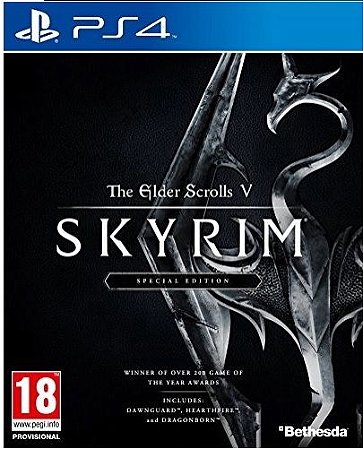 The Elder Scrolls V Skyrim Special Ediiton - PS4 (Mídia Física) - USADO