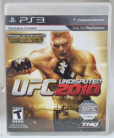 UFC Undisputed 2010 - PS3 (Mídia Física) - USADO