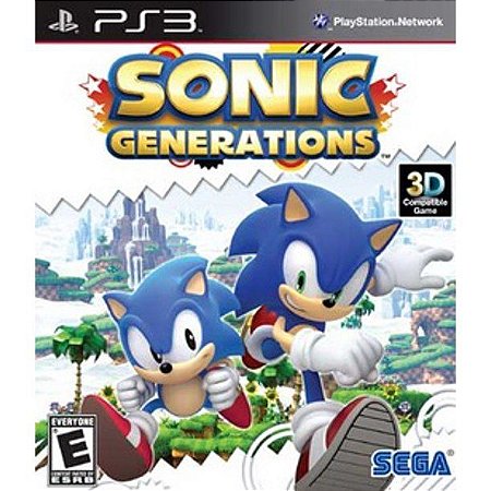 Sonic Generations - PS3 (Mídia Física) - USADO