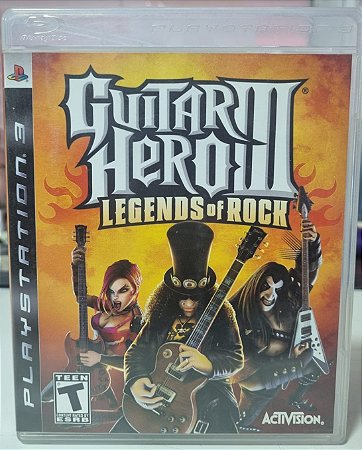 Guitar Hero 3 Legends Of Rock - PS3 (Mídia Física) - USADO