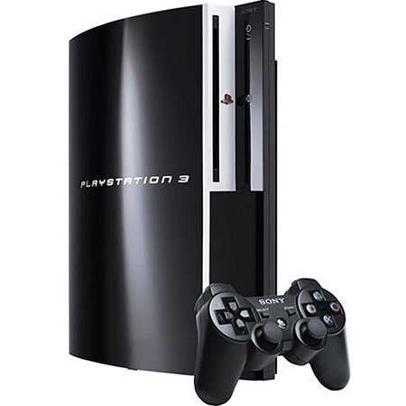 PlayStation 3 Fat, 1 controle, 60GB, PS3 (Usado)