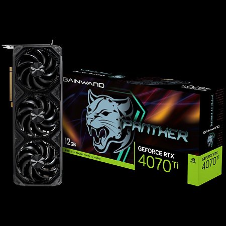 Placa de Vídeo GeForce RTX 4070 TI, 12GB GDDR6X, 192-BITS, 3-DP, NVIDIA, PANTHER