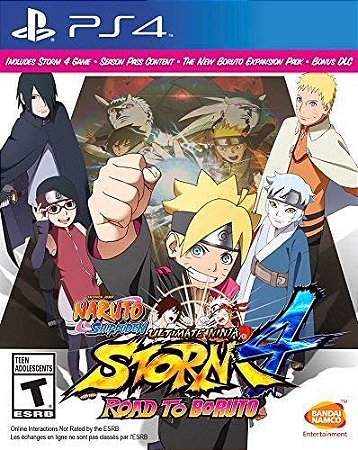 Naruto Ultimate Ninja Storm 4 Road To Boruto - PS4 (Mídia Física) - USADO