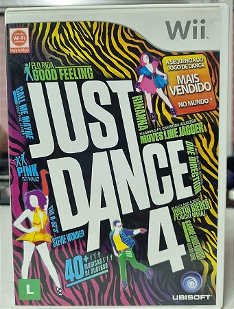 Just Dance 4 - WII (Mídia Física) - USADO