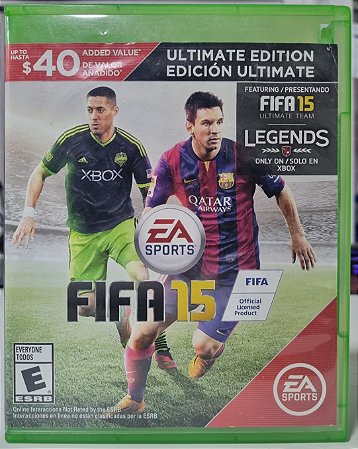 FIFA 15 (Inglês) - Xbox One (Mídia Física) - USADO