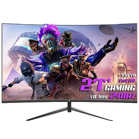 Monitor Gamer 27 Pol, Curvo, 240Hz, SuperFrame Precision, Full HD, 1ms, FreeSync, HDMI/DP, SFP2702G