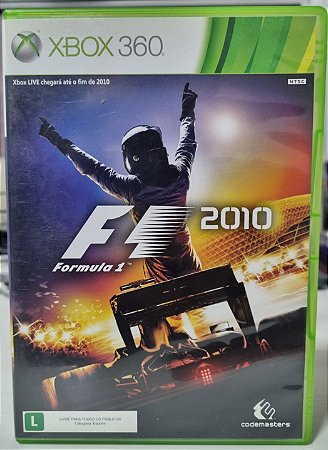 F1 2010 - Xbox 360 (Mídia Física) - USADO