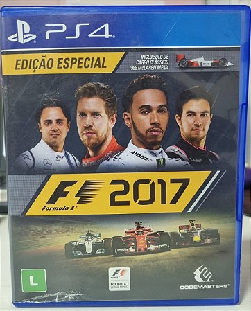 F1 2017 (Fórmula 1 2017) - PS4 (Mídia Física) - USADO