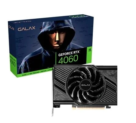 Placa de vídeo GeForce RTX 4060, 8GB, DLSS 3, PCI-E, 1-Click OC 1x GALAX