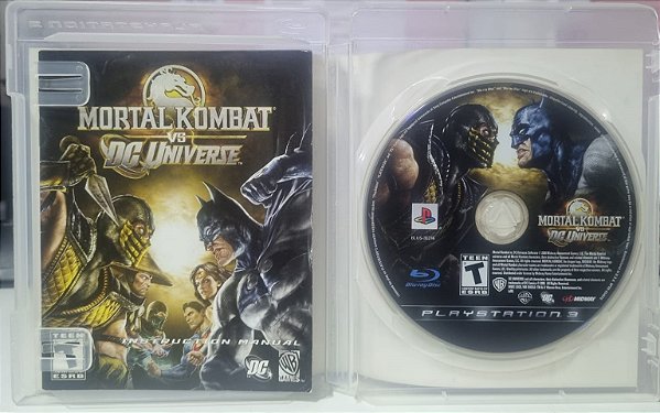 Mortal Kombat Vs DC Universe - PS3 (Mídia Física) - USADO