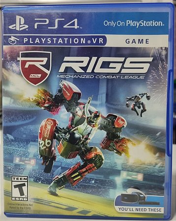 RIGS Mechanized Combat League VR - PS4 (Mídia Física) - USADO
