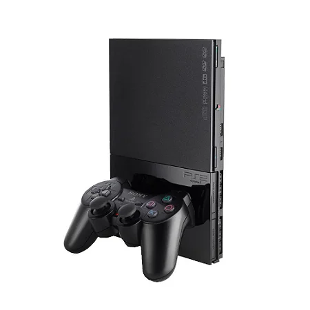 PlayStation 2, PS2 Modelo Slim, 1 Controle, Sony (Usado)