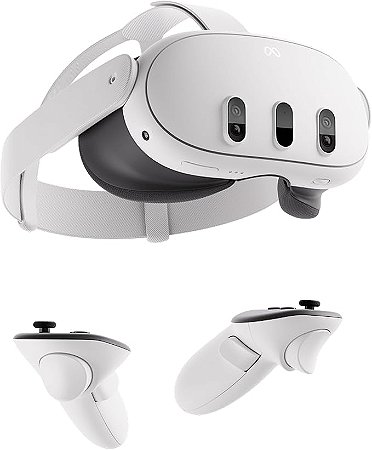 Meta Quest 3, 512GB, 4K, Lente Óculos de Realidade Virtual, sem jogo (Novo, Lacrado)