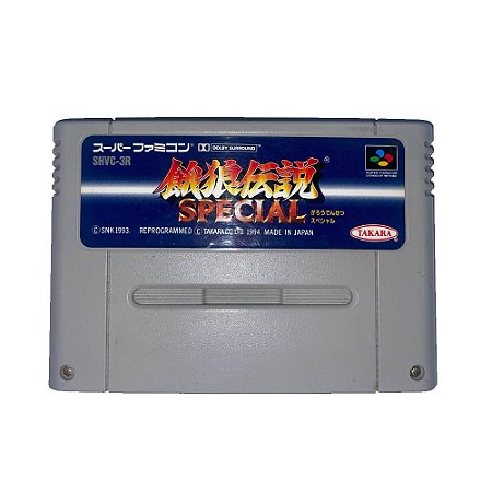 Jogo Fatal Fury Special, Fita para Super Famicom, Cartucho Japonês, Original (Usado)