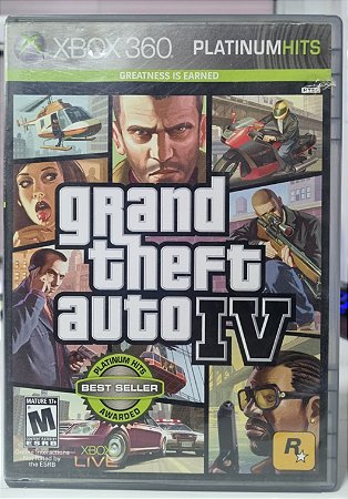 GTA IV (Grand Theft Auto IV) - Xbox 360 (Mídia Física) - USADO