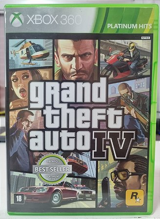 GTA IV (Grand Theft Auto IV) - Xbox 360 (Mídia Física) - USADO