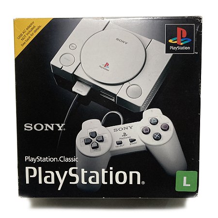 Playstation 1 Classic Edition Mini, 2018, Original Sony (Seminovo)