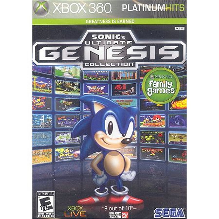Sonic's Ultimate Genesis Collection - Xbox 360 (Mídia Física)