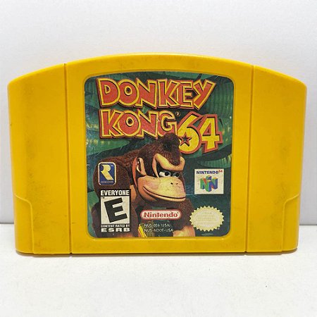 Donkey Kong 64, Fita para Nintendo 64, Cartucho Americano, Original (Usado)