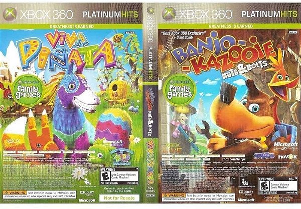 Banjo-Kazooie Nuts & Bolts e Viva Pinata - Xbox 360 / Xbox One (Mídia Física)