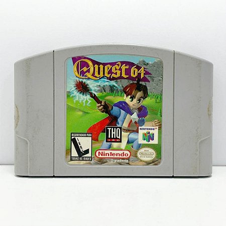 Quest 64, Fita para Nintendo 64, Cartucho Brasileiro Gradiente, Original (Usado)