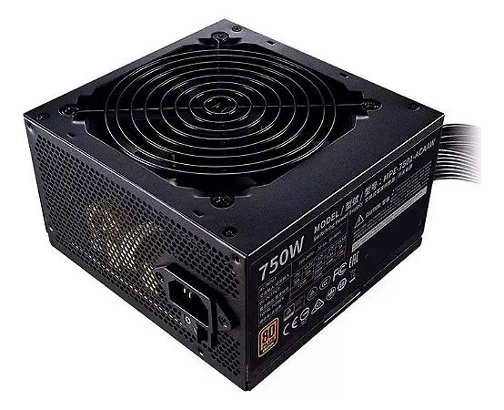 Fonte 750w, 80 Plus Bronze, Cooler Master Mwe