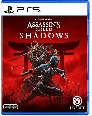 Assassin's Creed Shadows - PS5 (Mídia Física) - (Novo, Lacrado)