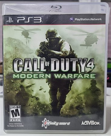 Call Of Duty 4 Modern Warfare - PS3 (Mídia Física) - USADO