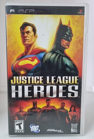 Justice League Heroes - PSP (Mídia Física) - USADO