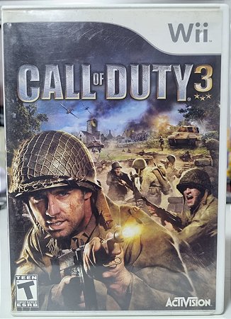 Call Of Duty 3 - WII (Mídia Física) - USADO