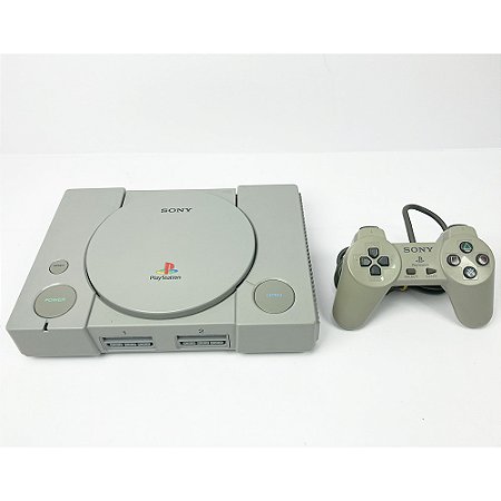 PlayStation 1, Com 1 Controle Original, Modelo SCPH-7000, PS1, (Usado)