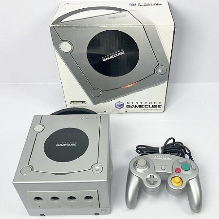 Gamecube Prata, com 1 Controle Original, Nintendo (Usado)