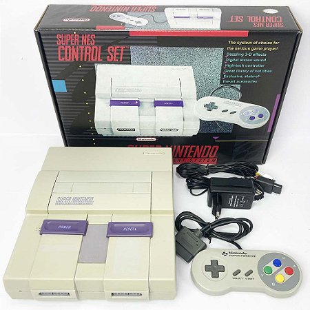 Super Nintendo, Com 1 Controle Original de Super Famicom, Nintendo (Usado)
