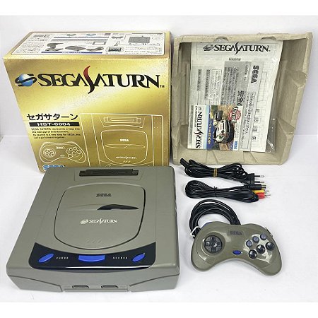 Sega Saturno, Com 1 Controle Original, Saturn, Na Caixa Seriado, Original  (Usado)