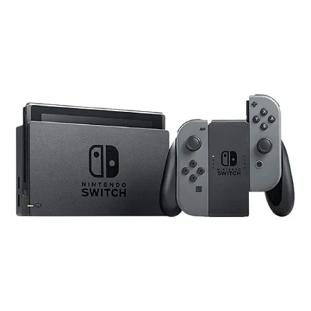 Nintendo Switch, Modelo V2, Cinza (Seminovo)