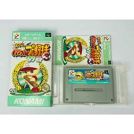 Jikkyou Powerful Pro Yakyuu 3 97, Super Famicom Original (Usado)