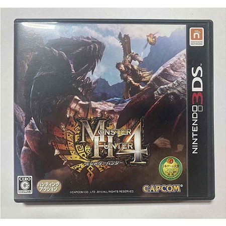 Monster Hunter 4, Nintendo 3DS Japonês Original (Usado)
