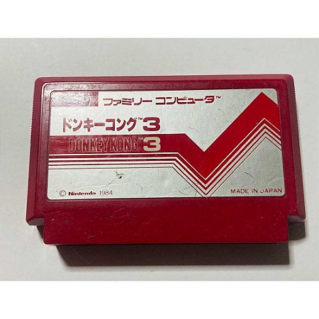 Donkey Kong 3, Famicom Nintendinho Nes JP Original (Usado)