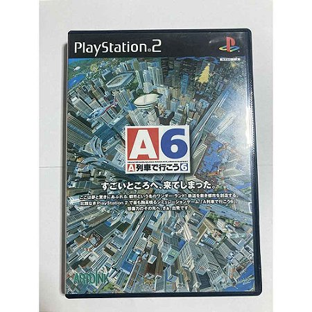 A6, A-Train 6, PS2 Japonês Original (Mídia Física) - Usado