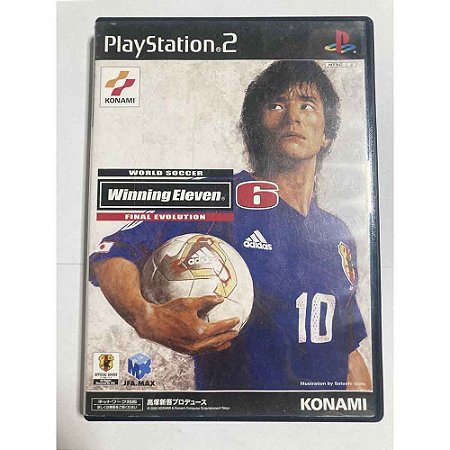 Winning Eleven 6, PS2 Japonês Original (Mídia Física) - Usado