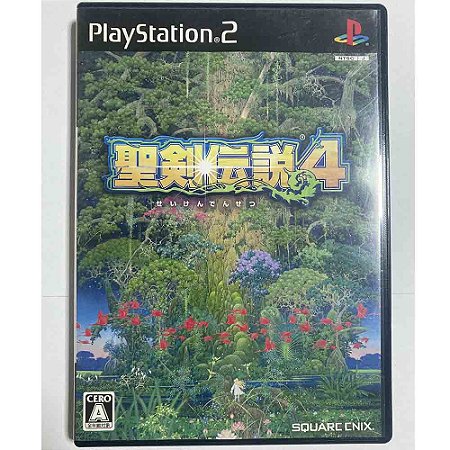 Seiken Densetsu 4 Secret Of Mana 4, PS2 Japonês Original (Mídia Física) - Usado