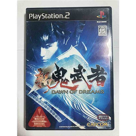 Onimusha Dawn Of Dreams, PS2 Japonês Original (Mídia Física) - Usado
