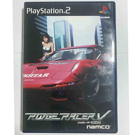 Ridge Racer V, PS2 Japonês Original (Mídia Física) - Usado
