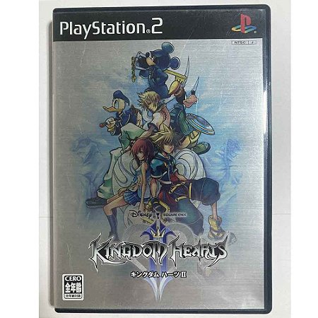 Kingdom Hearts 2, PS2 Japonês Original (Mídia Física) - Usado