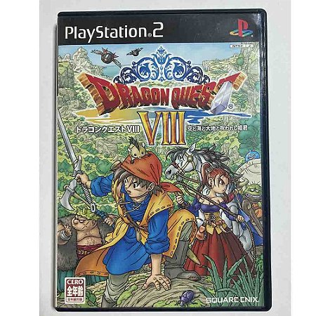 Dragon Quest VIII, PS2 Japonês Original (Mídia Física) - Usado